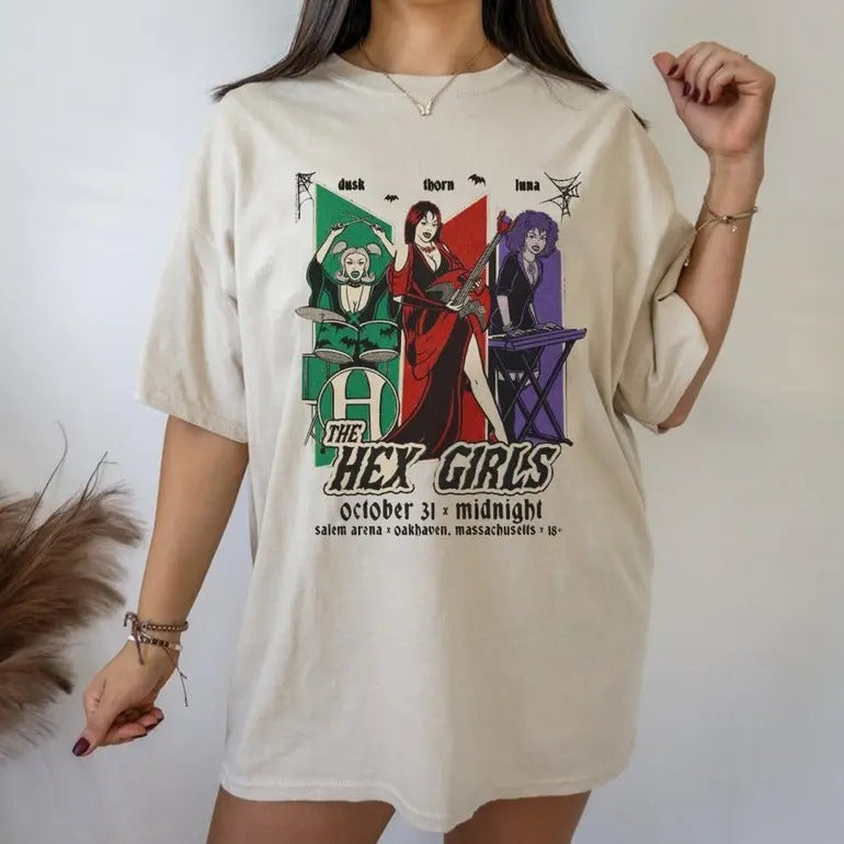 The Hex Girls Inspired Tee, The Hex Girls Rock Band Music T-Shirt, shirt trend 2024, shirt summer see Hoodie, Sweatshirt