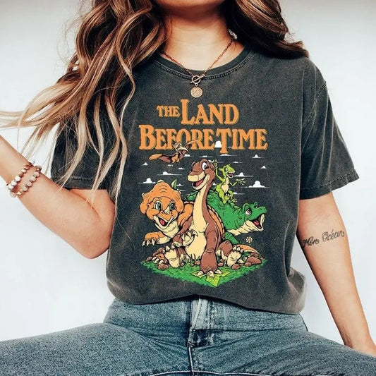 The Land Before Time Pastel Dinosaur Friends Shirt, Dinosaur Party Shirt Hoodie, Sweatshirt | InkThreadWorks.com