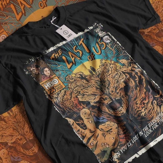 The Last of Us Vintage Halloween Horror Movie Streetwear Graphic Unisex Short Sleeve T-Shirt