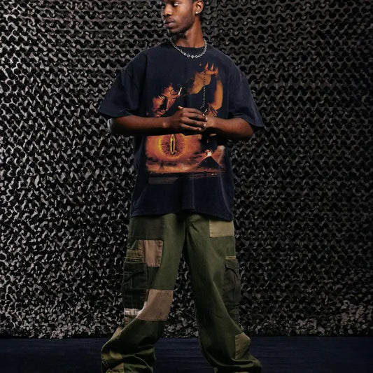 The Lord Of The Rings Mordor Vintage T-Shirt Sweatshirt Trending Movie Shirt Menswear Womenswear Streetwear Movie Fans Graphic Casual Crewneck Cotton