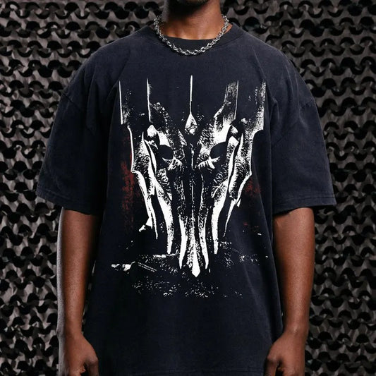 The Lord Of The Rings Sauron Vintage T-Shirt Sweatshirt Trending Movie Shirt Menswear Womenswear Streetwear Movie Fans Graphic Casual Crewneck Cotton
