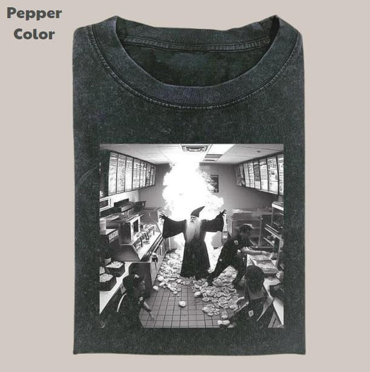 The Lord of the Rings Vintage Graphic Tee, Galdalf Explosion T-Shirt, Unisex Meme Cringe Funny Dumb Shirt, Menswear Womenswear Streetwear