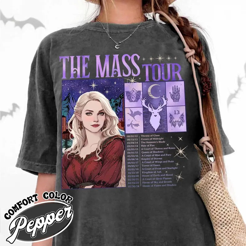 The Maas Tour Shirt, TOG , ACOTAR , ACOTAR TOG Crescent City Shirt, Sjm Tour Shirt, Comfort Cotton