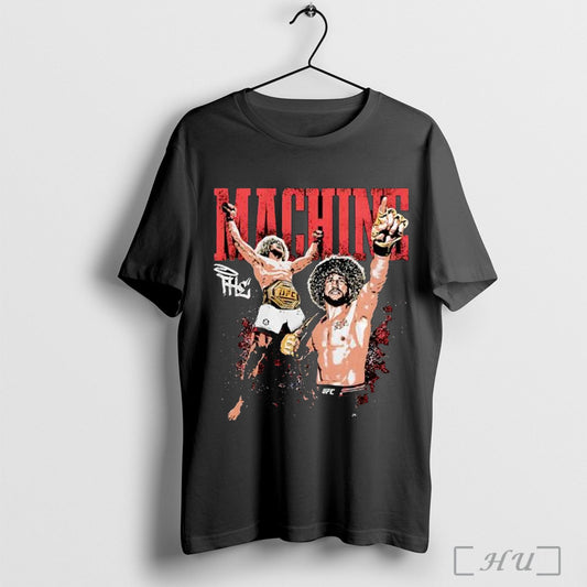 The Machine Ufc Fight Night Graphic Design Retro T Shirt