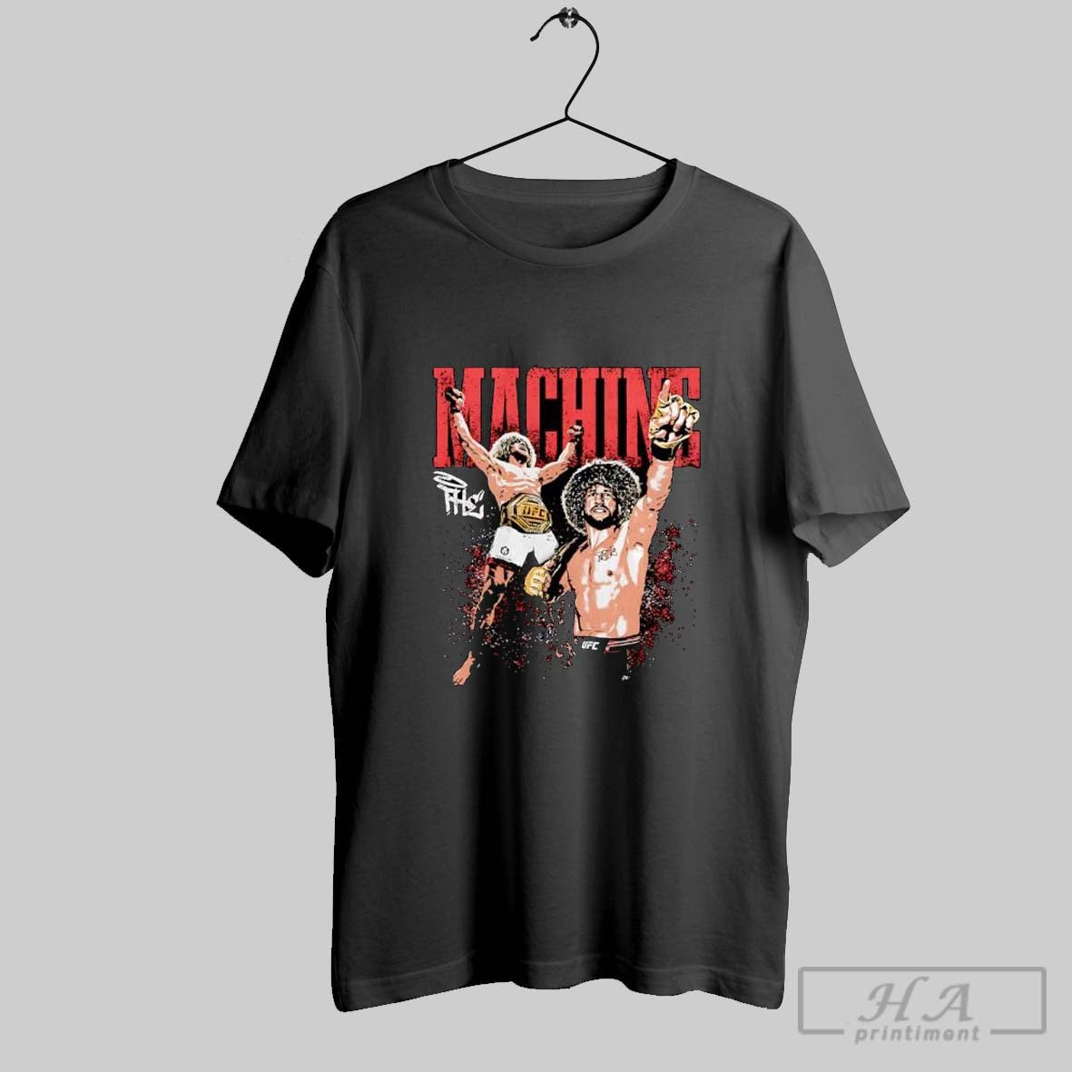 The Machine Ufc Fight Night Graphic Design Retro Shirta Hoodie Sweater Longsleeve And V Neck