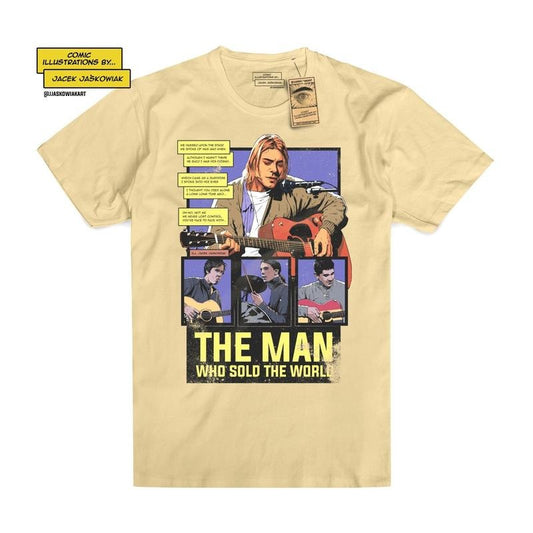 The Man who sold the World '93 Comic Book Tshirt Trending Movie T shirt Vintage 90s T-shirt gift for Movie fans gift for him gift for her unisex T-shirt Urbanwear Shirt