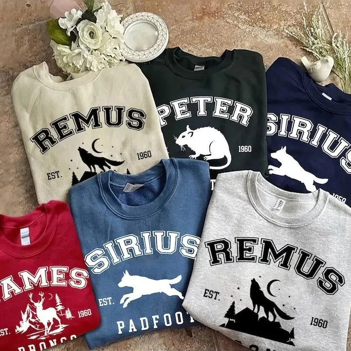 The Marauders Shirt, Moony Wormtail Padfoot Prongs, Remus Lupin Shirt, For Our Moony Shirt, Wizard Shirt, Marauder...