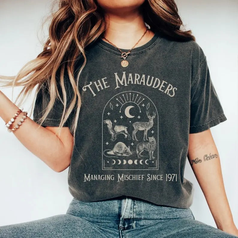 The Marauders Shirt, Wizard Shirt, Bookish Shirt, Fandom Shirt, Magic Shirt, Booktok Merch Hoodie, Sweatshirt
