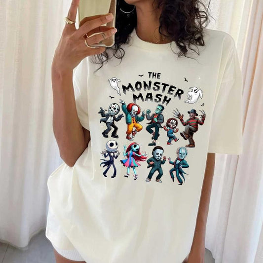 The Monster Mash Shirt, Hallowen Shirt,  Cute Fall Shirt, Spooky Season Hoodie, Sweatshirt | InkThreadWorks.com