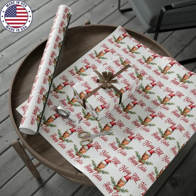 The Most Confused Biden Christmas Wrapping Paper for Gifts - Make America Great Again Gift - Let's Go Brandon Pro Trump...