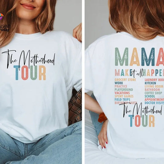 The Motherhood Tour Shirt Gift For Mama Motherhood Shirt Mother's Day Shirt Gift Unisex Sweatshirt
