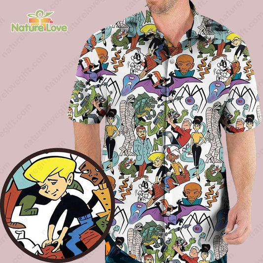 The New Adventures of Jonny Quest Cartoon Hawaiian Shirt