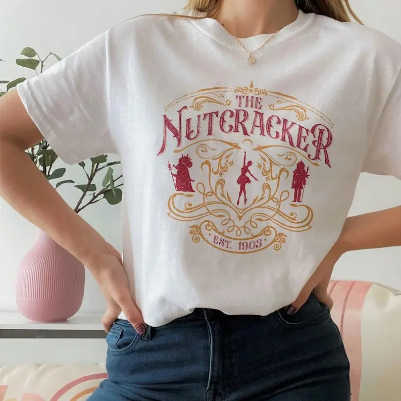 The Nutcracker Season Shirt, Christmas Sugar Plum Fairy Shirt, Xmas Tee, acotar merch, throne of glass Hoodie, Sweatshirt