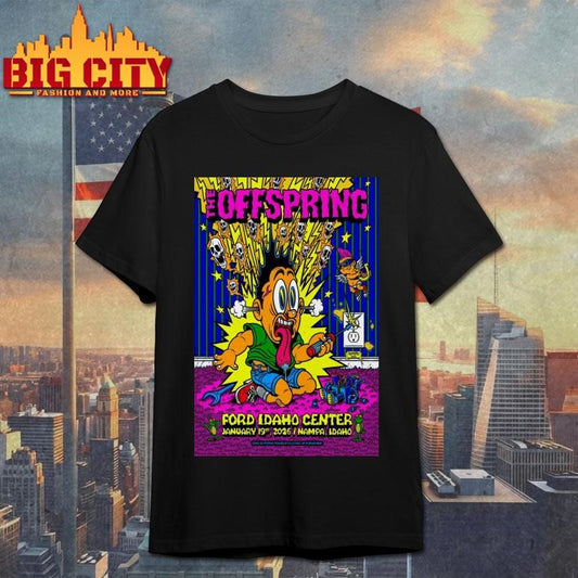 The Offspring Jan 19, 2026 Nampa, ID Tour Poster Shirt