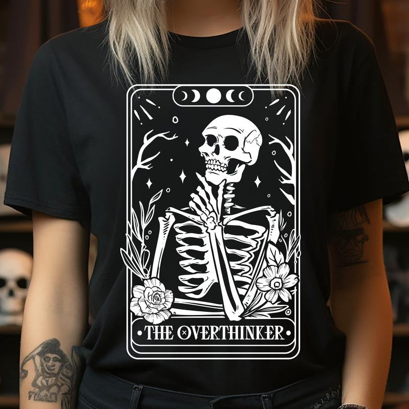 The Overthinker - T-Shirt Hoodie, Sweatshirt | InkThreadWorks.com