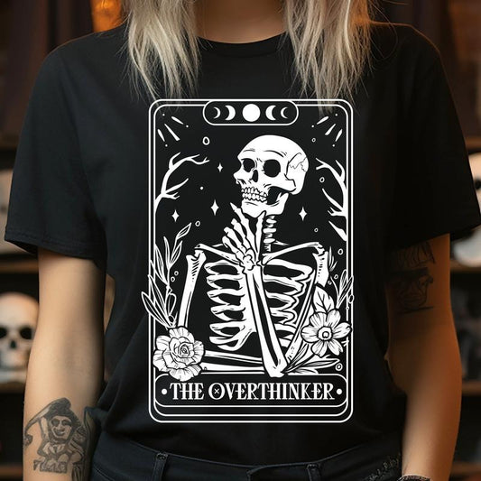 The Overthinker - T-Shirt Hoodie, Sweatshirt | InkThreadWorks.com