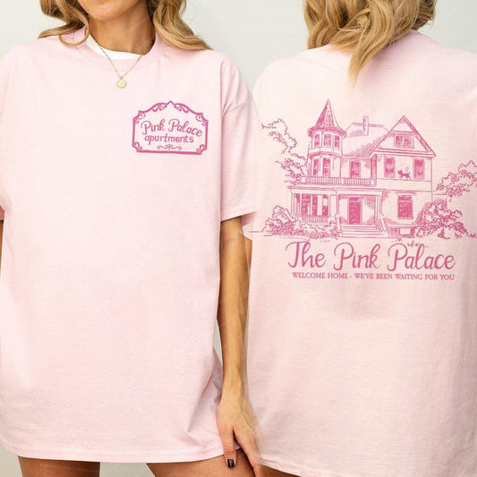 The Pink Palace Apartment Shirt, Pink Palace Sweatshirt, Cor.ralinee Welcome Home Sweatshirt, famous horror movies tshirt, Horror Character Shirt, Halloween Crewneck Sweatshirt