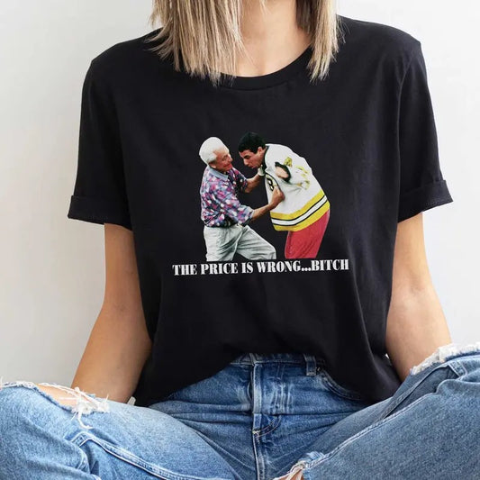 The Price Is Wrong Vintage Shirt, Movies Quote Unisex Shirt, Gift For Friends, Bob Barker Tee, Happy Gilmore Movie, 90's Comedy Shirt Cotton