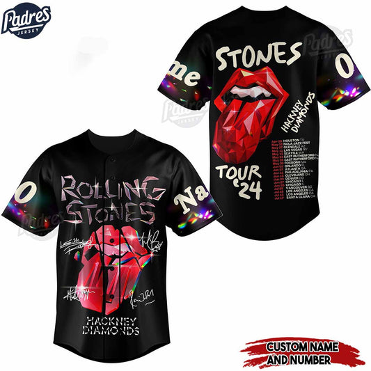 The Rolling Stones Hackney Diamonds Tour 2024 Custom Baseball Jersey Style - Padres Jersey Oasis: Elevate Your Baseball Style Game