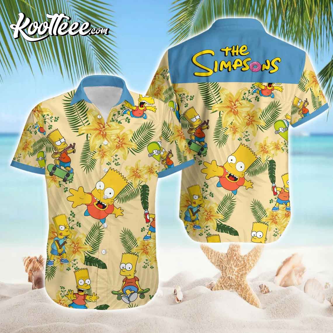 The Simpsons Bart Simpson Hawaiian Shirt