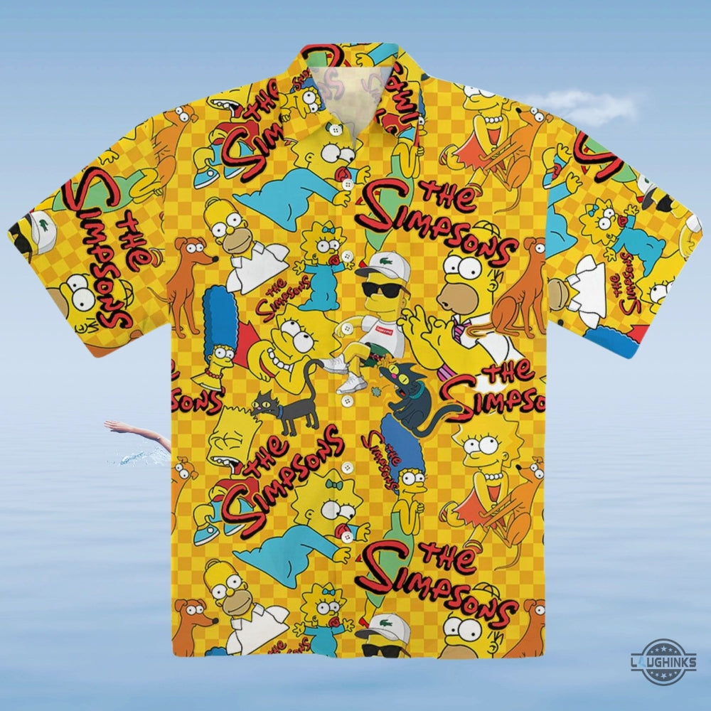 The Simpsons Hawaiian Shirt And Shorts Trendy Summer Outfit Sale