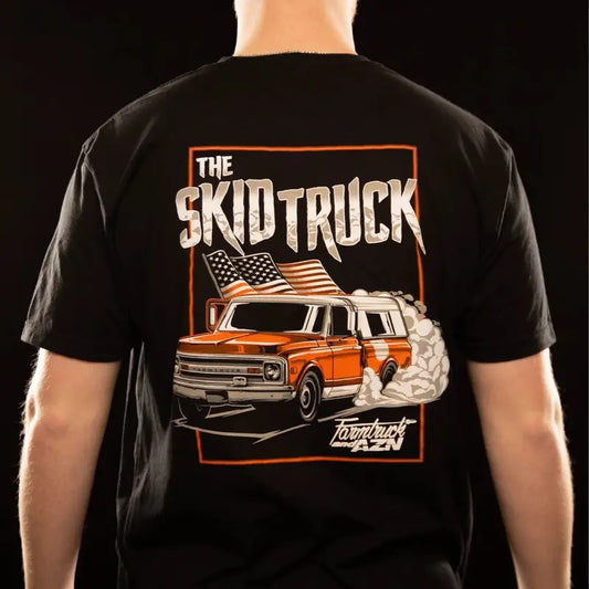 The Skid Truck - T-shirt vintage  shirts Crewneck Cotton Hoodie, Sweatshirt | InkThreadWorks.com