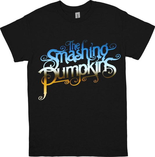 The Smashing Pumpkins Gradient Graphic Tee, Retro Band Logo Design, Vintage Music Apparel, Bold Color Faded Style Shirt, Unisex Menswear Womenswear Top, Rock Fashion