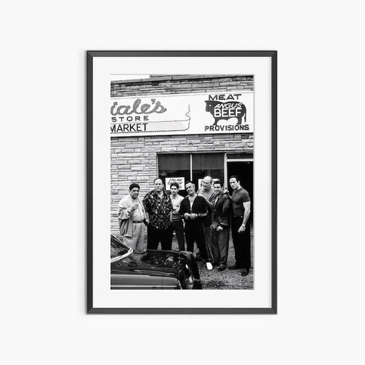 The Sopranos, Photography Prints, The Sopranos Poster, Sopranos Wall Art, Black and White Wall Art, Museum Quality Photography Poster
