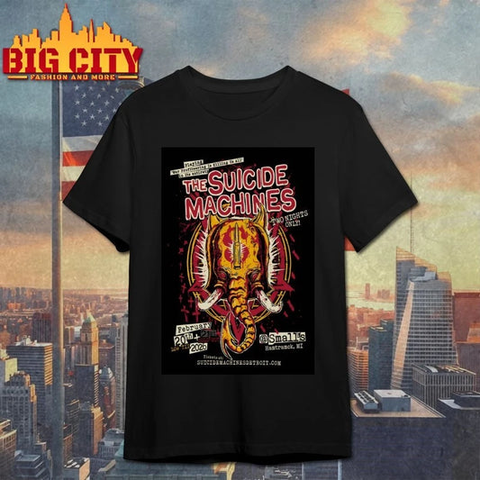 The Suicide Machines Event Hamtramck MI On Feb 20-21 2026 Poster t-shirt