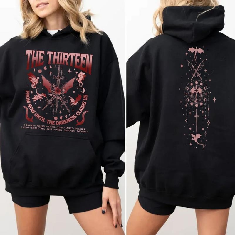 The Thirteen Throne Of Glass Shirt, Throne Of Glass Sjm Shirt Merch, Manon Blackbeak Fan Lover, Bookish Gifts, Unisex...