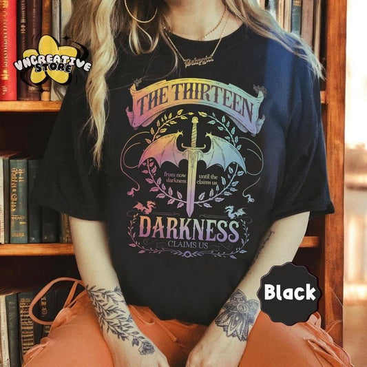 The Thirteen Throne Of Glass shirt,From Now Until the Darkness Claims Us shirt,Bookish Gift,Fastastic Reader,Fourth Wing...