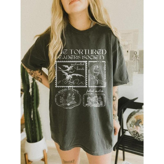The Tortured Readers Society Shirt Fated Mates Shirt Booktok Merch Alls Fair in Love Shirt Book Lover Gift Born To Read...