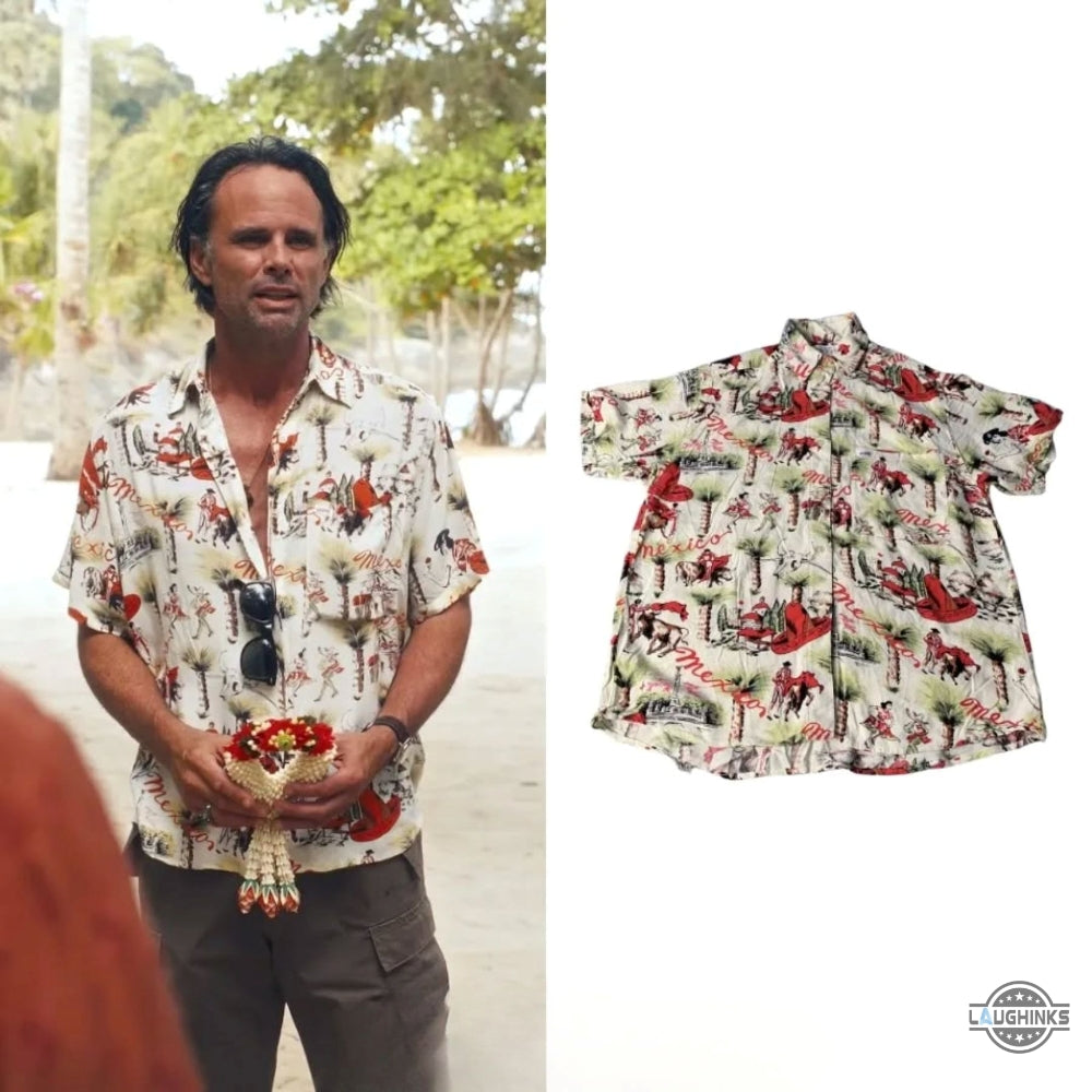 The White Lotus Season 3 Sam Rockwell Hawaiian Shirt