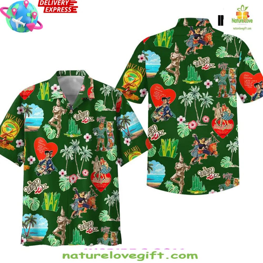 The Wizard of Oz Tropical Hawaiian Shirt