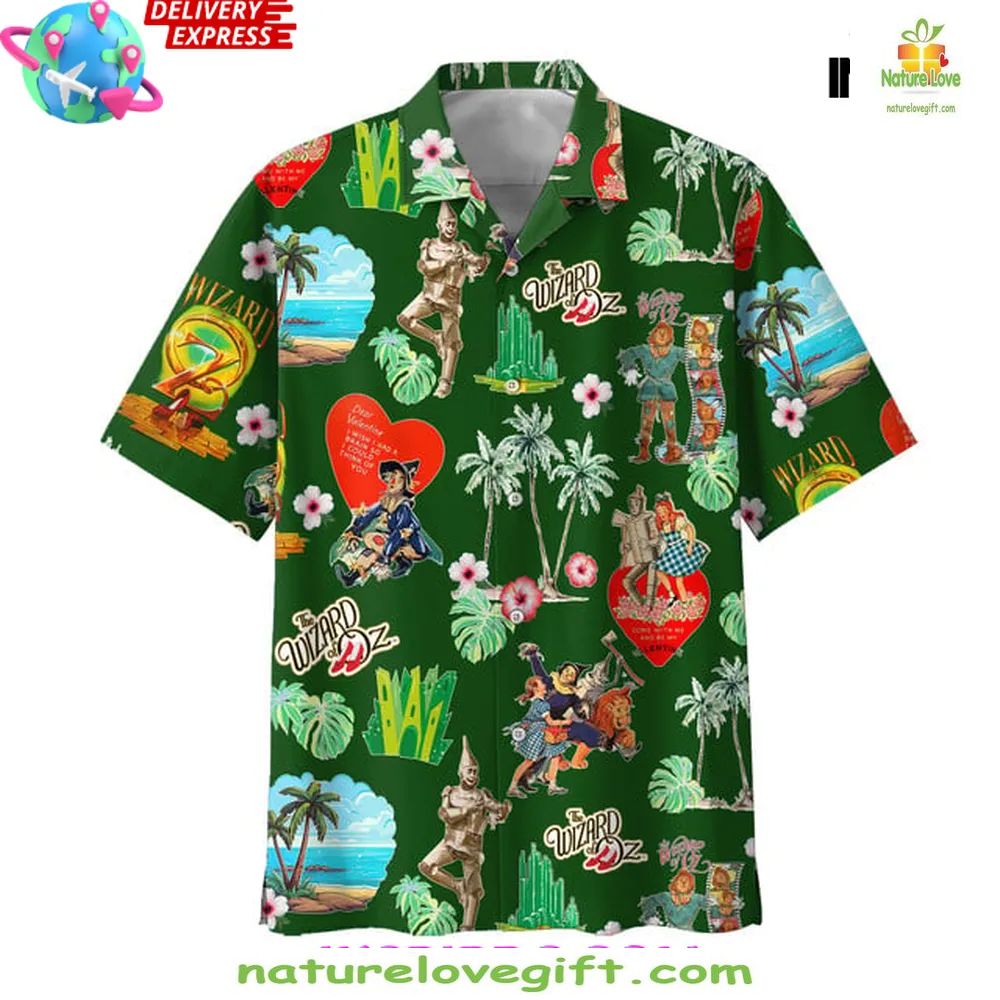 The Wizard of Oz Tropical Hawaiian Shirt