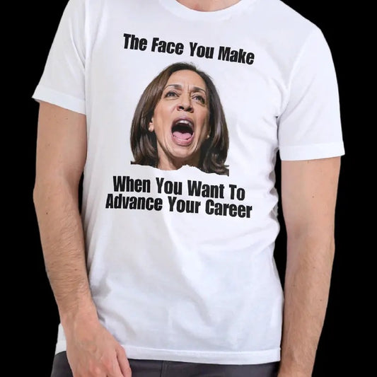 The face you make to advance your career. T-Shirt-Menswear Cotton Hoodie, Sweatshirt | InkThreadWorks.com