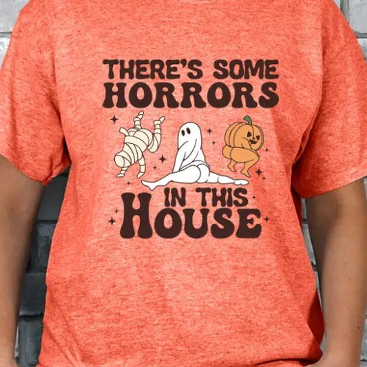 There's some Horrors in this House Tee Hoodie, Sweatshirt | InkThreadWorks.com