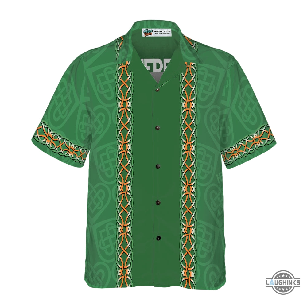 Theres A Little Bit Of Irish In Me Ireland Hawaiian Shirt Aloha Summer Beach Button Up Shirts And Shorts NEW