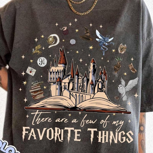 These Are A Few Of My Favorite T-shirt, Wizard Castle Shirt, Wizard School Shirt, Magical Castle Shirt, Magic Lover Tee,...