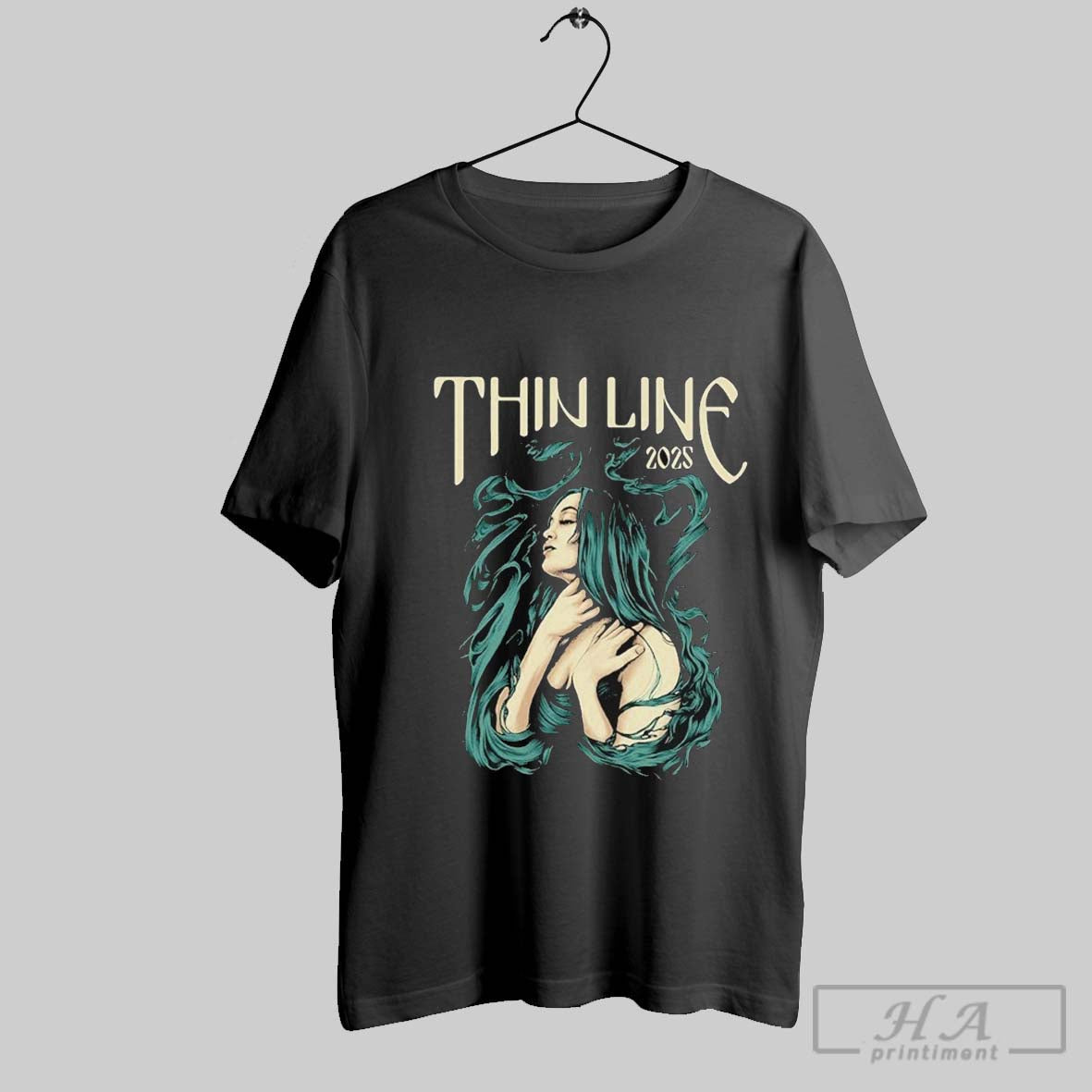 Thin Line 2025 Music Girl T Shirts