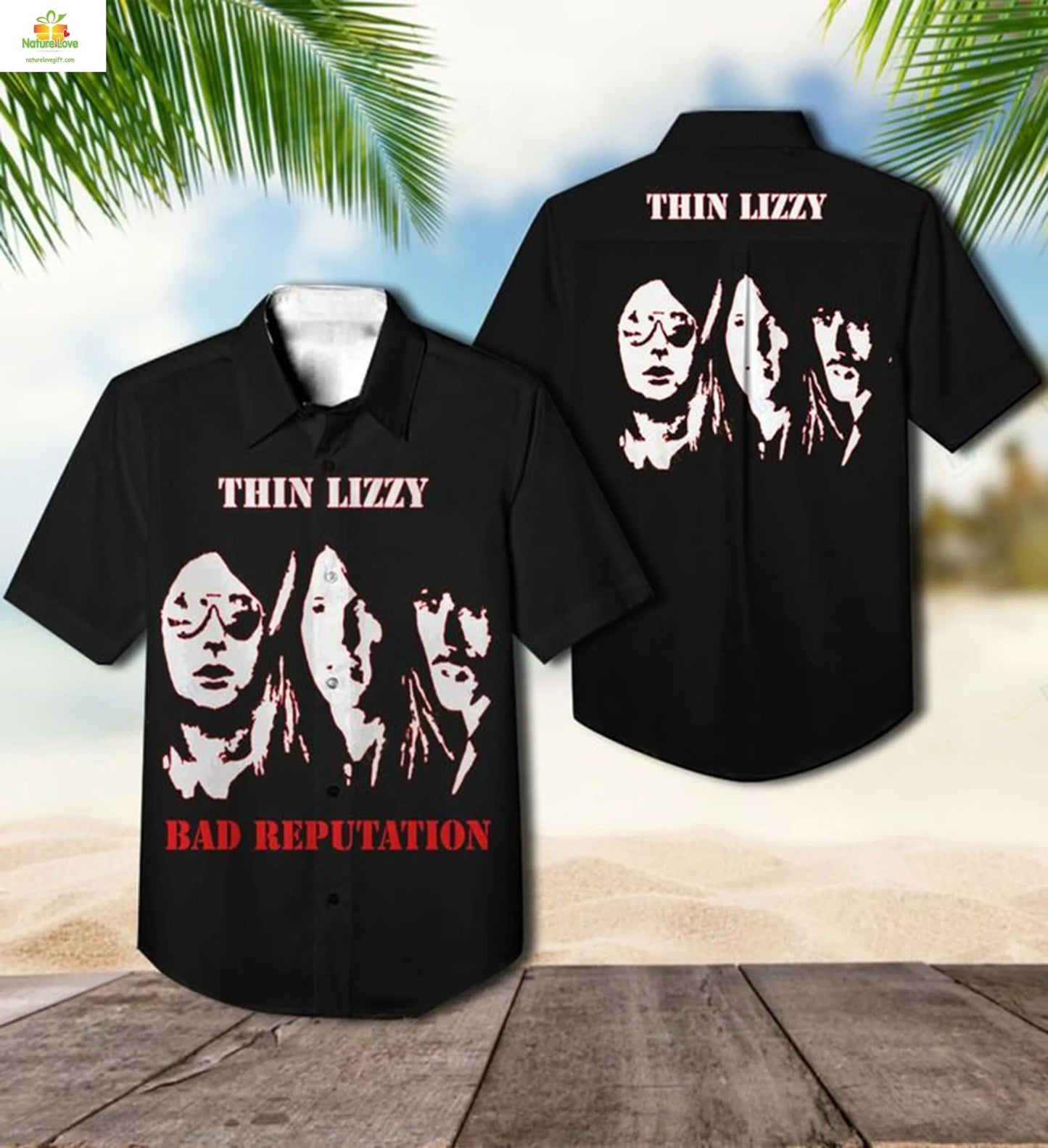Thin Lizzy Hawaiian Shirt Brand 2026 Music Hawaiian Shirt