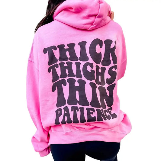 Thin Patience Graphic Hoodie