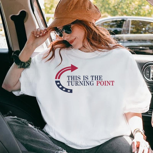 This is the Turning Point Shirt, Charli Kirk Forever Hoodie, A True American Patriot Tee