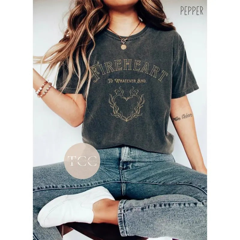 Thr0ne 0f Glass Fireheart Shirt, Thr0ne 0f Glass Tshirt, Terrasen T0 Whatever End Kingd0m 0f Ash Shirt, AC0TAR Shirt,...