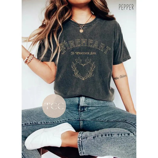 Thr0ne 0f Glass Fireheart Shirt, Thr0ne 0f Glass Tshirt, Terrasen T0 Whatever End Kingd0m 0f Ash Shirt, AC0TAR Shirt,...