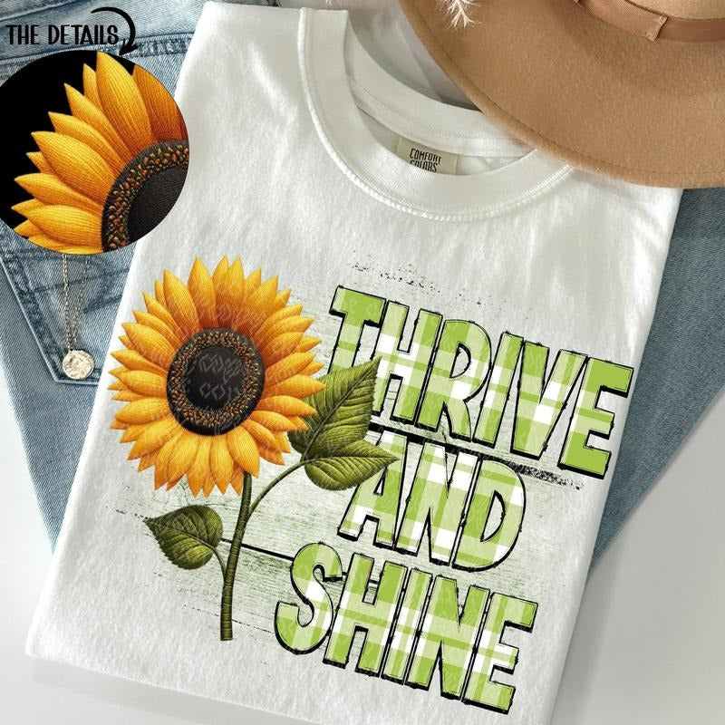 Thrive and Shine DTF Transfers - THIS IS NOT A SHIRT Hoodie, Sweatshirt | InkThreadWorks.com