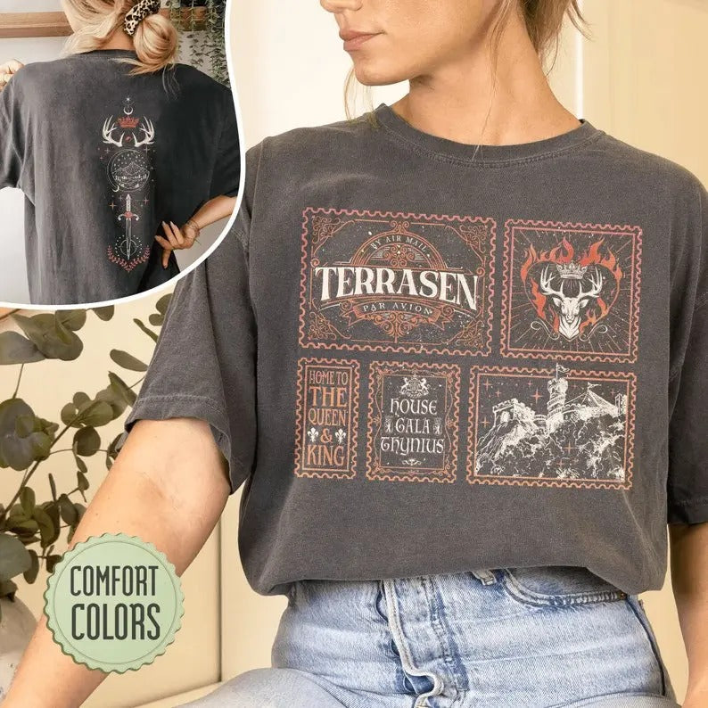 Throne Of Glass Fan Shirt,  Aelin Galathynius Shirt, To Whatever End Shirt Fireheart Aelin Shirt Gift For Book Lover...