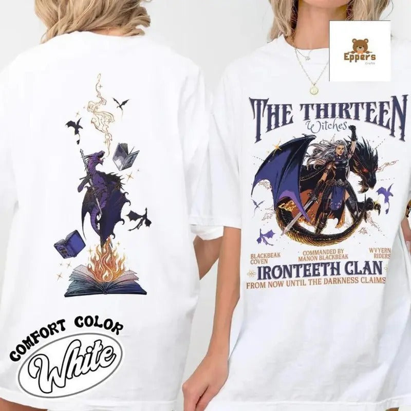 Throne Of Glass Shirt, Aelin Galathynius Shirts, Fireheart Aelin Shirt, Kingsflame The Thirteen, Gift For Book Lover, Graphic
