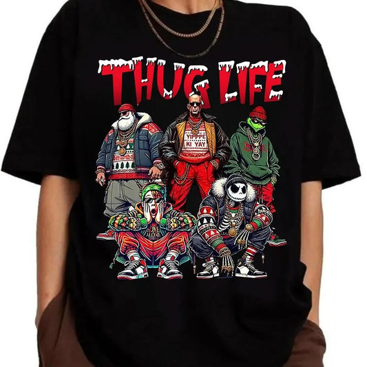 Thug Life Christmas Comedy Movies Friends Tshirt Sweatshirt Hoodie, The Boys Of Winter Christmas, Holiday Gift, Unisex Sweater Pullover Tee