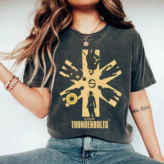 Thunderbolts T Shirt Mrvl Movie Shirt Yelena Belova Shirt Gift Bucky Barnes Shirt Winter Soldier Tee Comfort Cotton